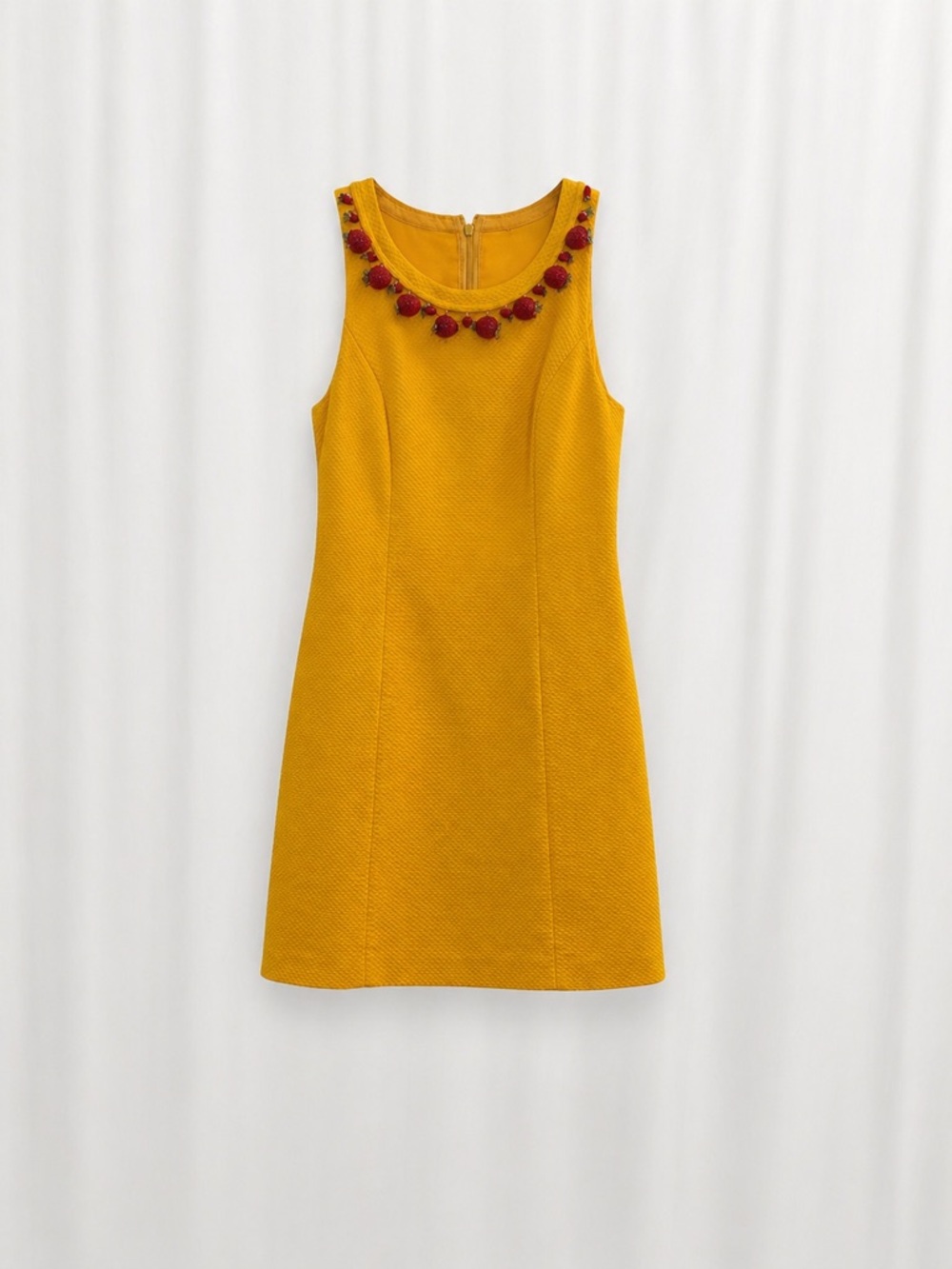 Moschino cheap and chic Mini yellow/Red strawberry neckline